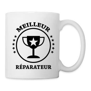 Reparatur / Repairman / Repairer / Repair - Tasse - Weiß - Rechts