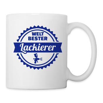 Lackierer - Tasse - Weiß - Rechts