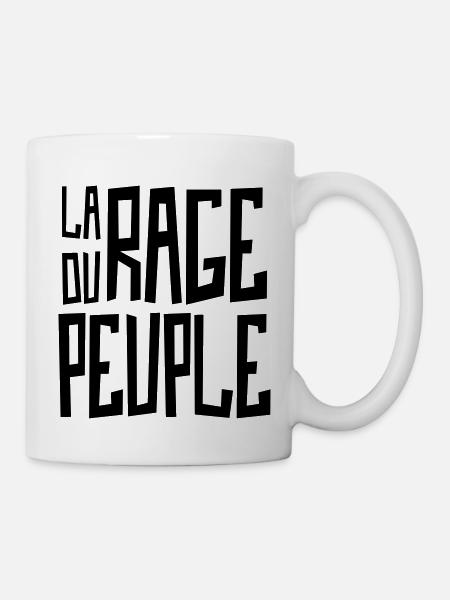 La Rage du Peuple / Politique Rébellion Elections - Mug blanc - blanc