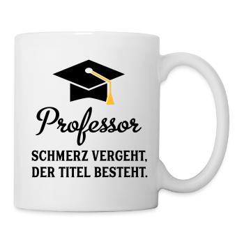 professor - Tasse - Weiß - Rechts
