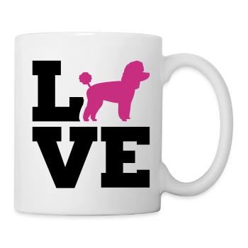 Toy Poodle - Mug - white - Right