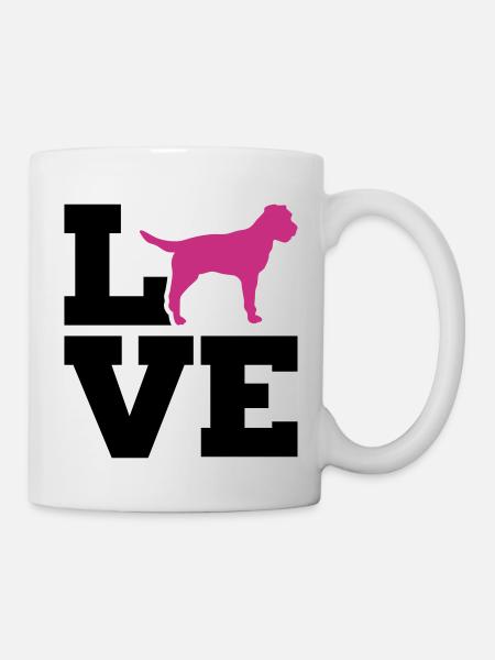 Border Terrier - Tasse - Weiß