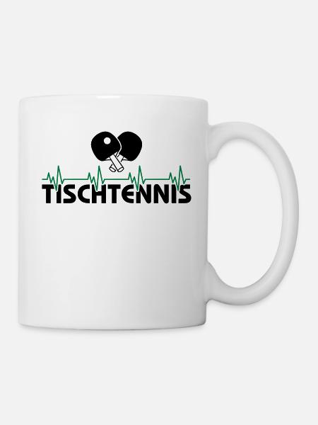 Tischtennis - Tasse - Weiß