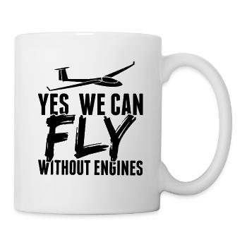 Planeur volant Cadeaux passe-temps glissants - Mug blanc - blanc - Droite