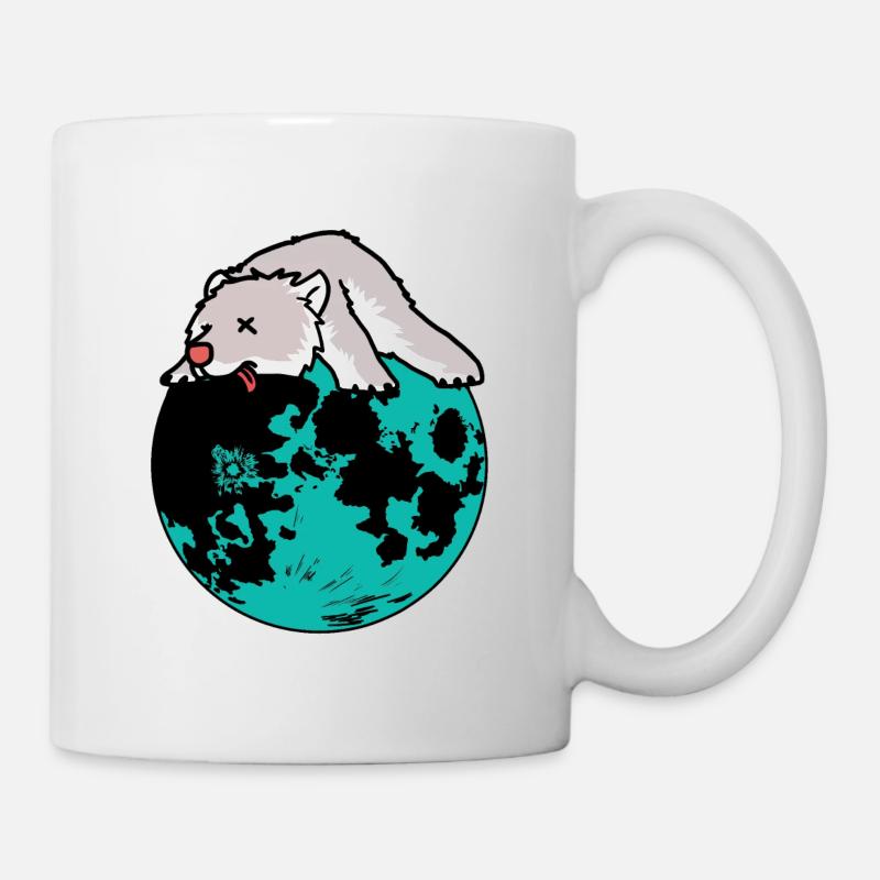 Erde Natur Tierschutz Eisbär Ripp Konsum Bär - Tasse - Weiß