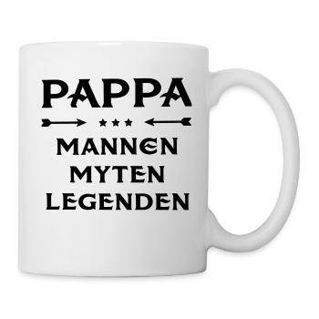 Vater - Männer, Mythen, Legenden - Tasse - Weiß - Rechts