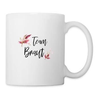 Team Bride/ Team Braut / JGA - Tasse - Weiß - Rechts