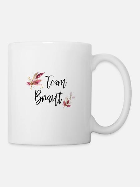 Team Bride/ Team Braut / JGA - Tasse - Weiß