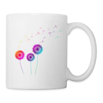 Pusteblumen Geschenkidee - Tasse - Weiß - Rechts