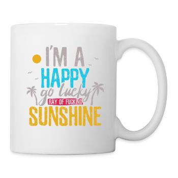 I'm a happy-go-lucky ray of fucking sunshine Sonne - Mug - white - Right