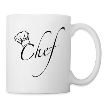 Chef de cuisine - Mug blanc - blanc - Droite