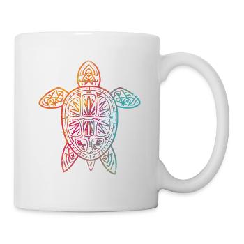 Überspringen Sie eine StrohschildkröteTShirt - Tasse - Weiß - Rechts