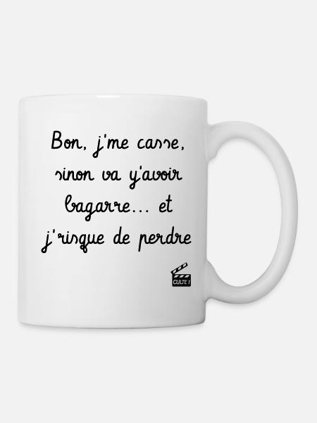 Va y avoir bagarre ! Citation Série H - Humour - Mug blanc - blanc