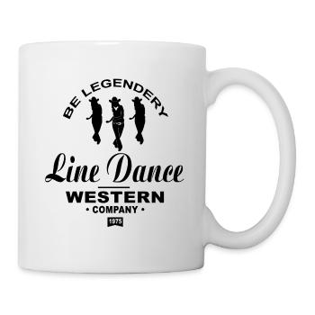 Line Dance - Musique country - Mug blanc - blanc - Droite
