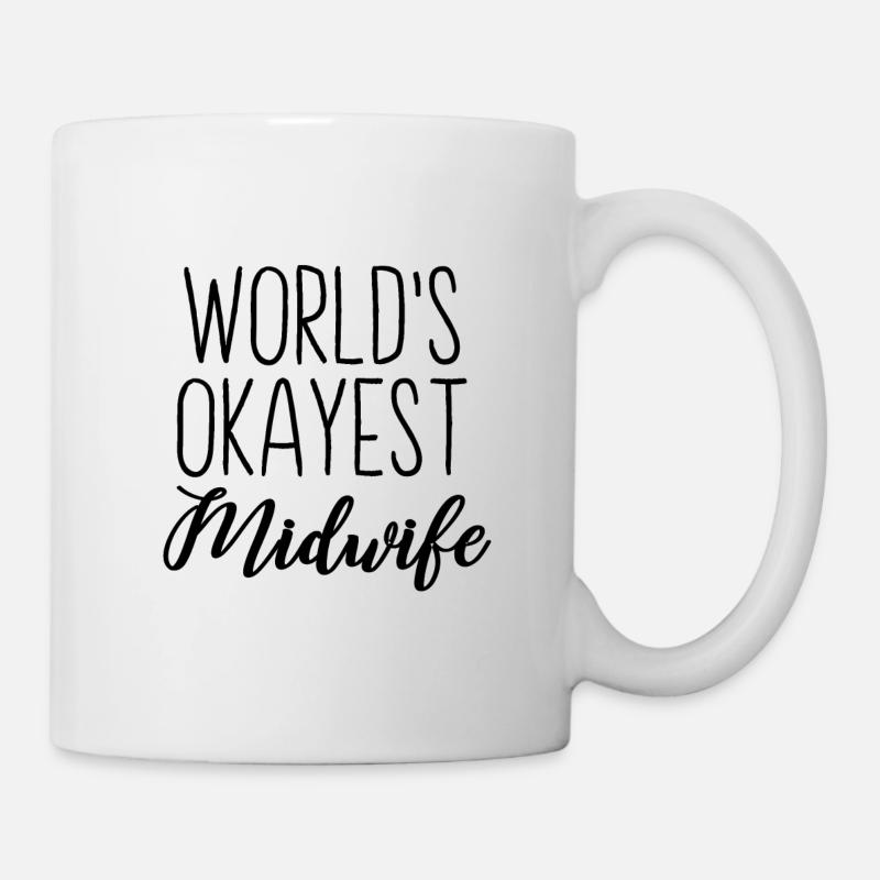 Hebamme | Beruf Hebammen Geburtshelferin Geschenk - Tasse - Weiß