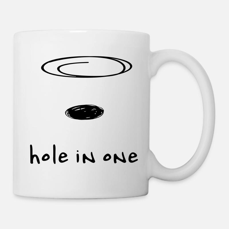 hole in one - Tasse - Weiß