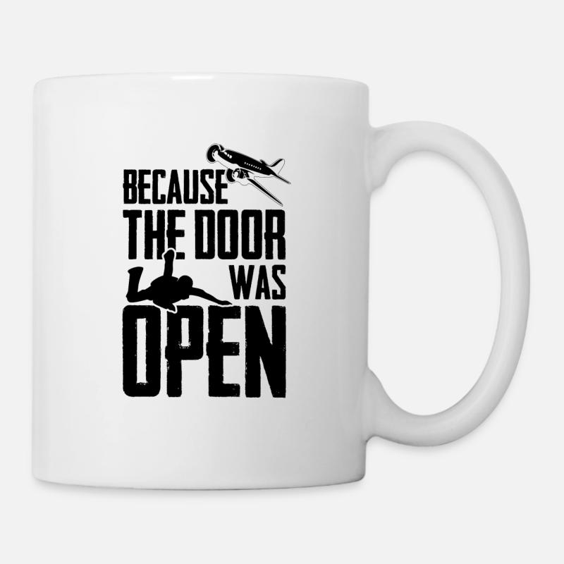 Skydiving | Skydive Skydiver plane gift idea - Mug - white