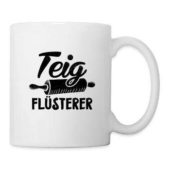 Bäcker Sprüche | Ausbildung Beruf Backen Geschenke - Tasse - Weiß - Rechts