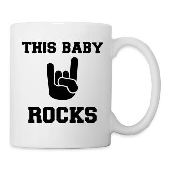 Bébé - Mug blanc - blanc - Droite