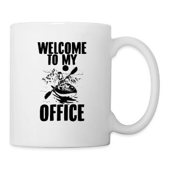 Kajak Sprüche | Kanu Kanupolo Rudersport Geschenke - Tasse - Weiß - Rechts