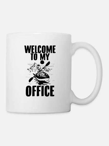 Kajak Sprüche | Kanu Kanupolo Rudersport Geschenke - Tasse - Weiß