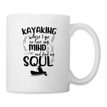 Canoë-kayak | Cadeaux de rameur - Mug blanc - blanc - Droite