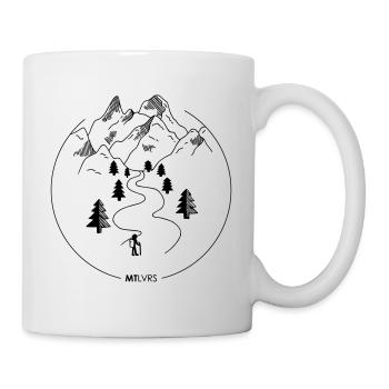 Le Vagabond - par Sonia - Mug blanc - blanc - Droite