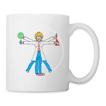 WissenschaftsHemd für einen Wissenschaftler, den - Tasse - Weiß - Rechts