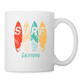 Surf California - Mug - white - Right