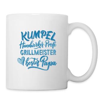 Papa, der Beste - Tasse - Weiß - Rechts