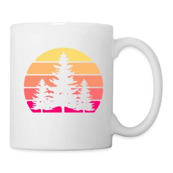 REtro Vintage Save Earth Environmental Shirt For - Mug - white - Right