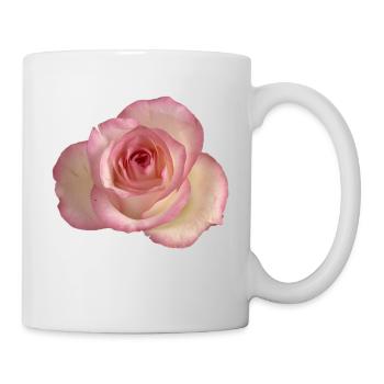 Rose / rose blanche - Mug blanc - blanc - Droite
