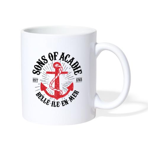 Sons Of Acadie Ancre de Marine - Mug blanc
