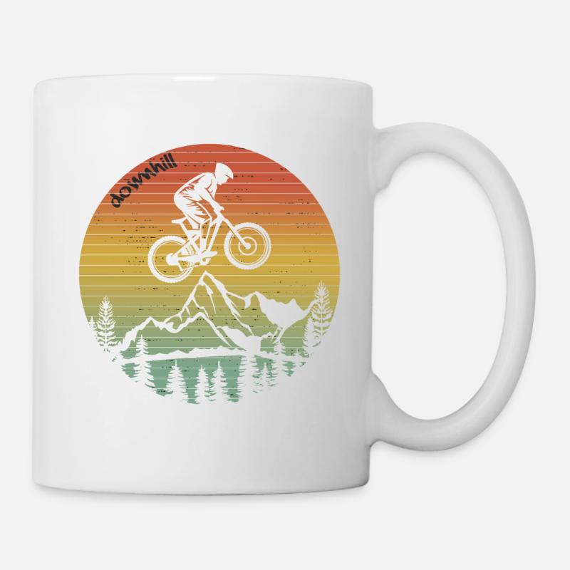 Downhill - Tasse - Weiß