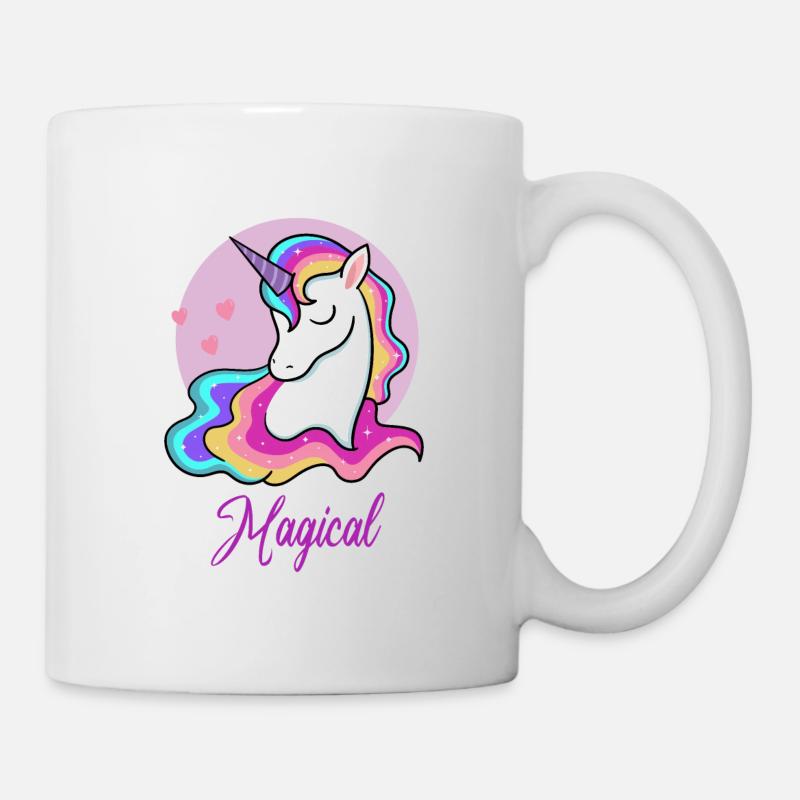 Licorne magique - Mug blanc - blanc