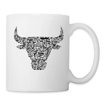 Bulls Black - Mug blanc - blanc - Droite