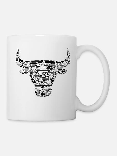 Bulls Black - Mug blanc - blanc