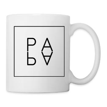 PAPA Vatertag Geschenkidee - Tasse - Weiß - Rechts