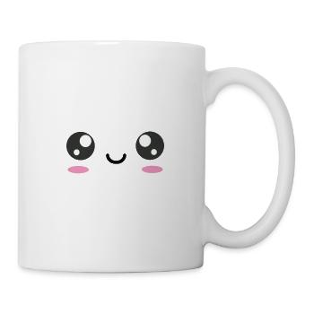 face smile smile - Mug - white - Right