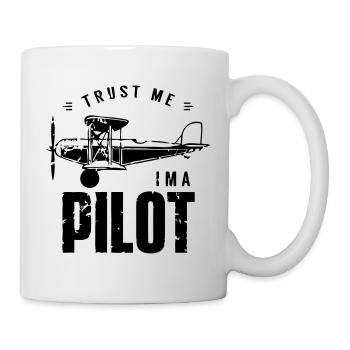 Aviator (anpassbare Farbe) - Tasse - Weiß - Rechts