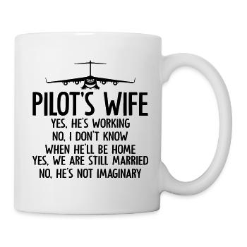 Pilot s Wife - Mug - white - Right
