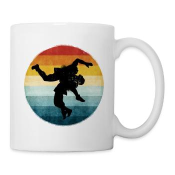 Ringen - Tasse - Weiß - Rechts