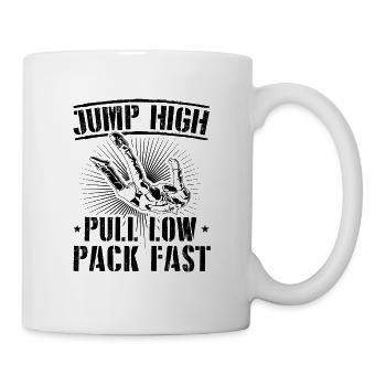 Skydiving saying Skydive Skydiver sport gift - Mug - white - Right