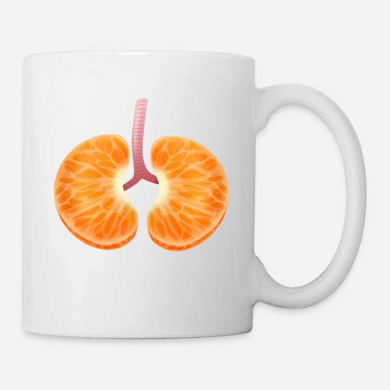 Tangerine lung - Mug - white