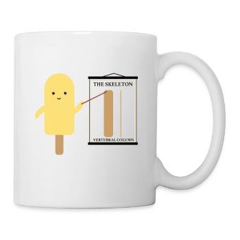 Spine skeleton humor - Mug - white - Right