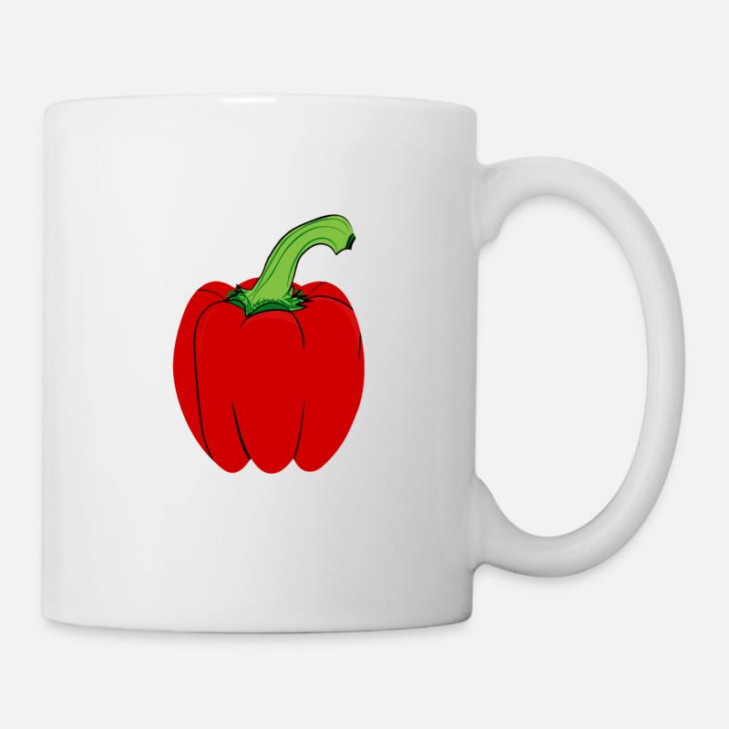 Paprika - Tasse - Weiß