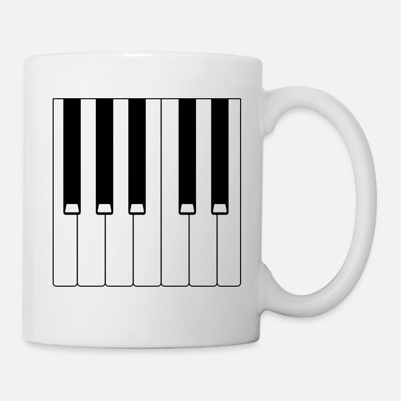 piano - Mug - white