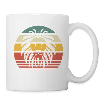 Lion lion head africa nature animals vintage retro - Mug - white - Right