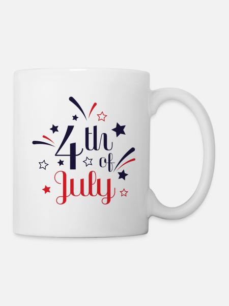 4th of july - Mug - white