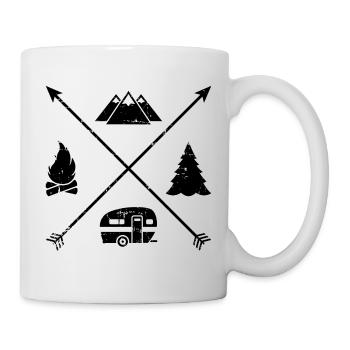 Caravane - Mug blanc - blanc - Droite